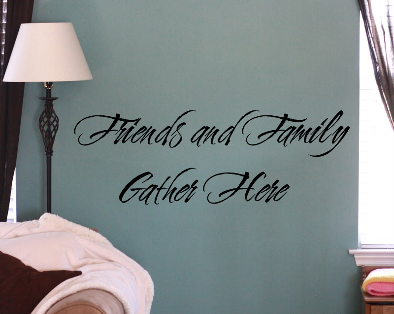 Friends And Family Gather Wall Decals   