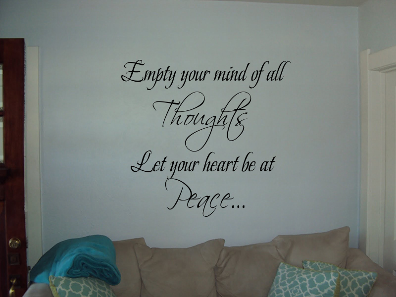 Your Heart At Peace Wall Decals   