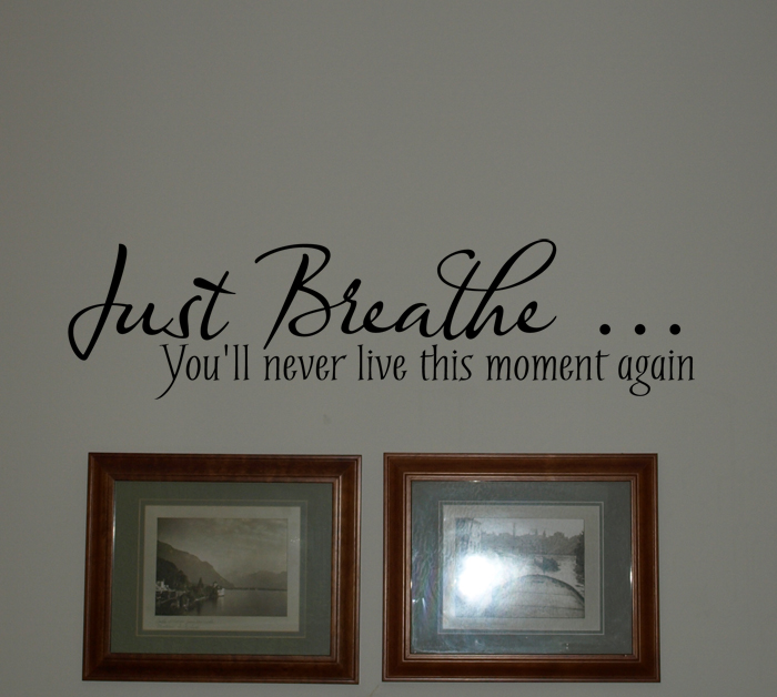 Just Breathe Wall Decal