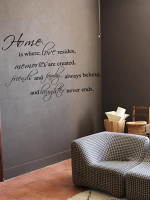 Home Love Memories Friends Family Wall Decals   