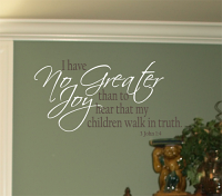 Children Walk In Truth Wall Decal   