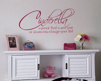 Cinderella Shoes Life Wall Decals