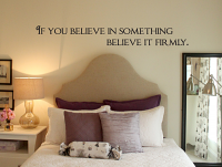 Believe It Firmly Wall Decal