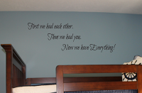 Then We Had You Wall Decal