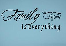 Family Is Everything Embellishment Wall Decal 