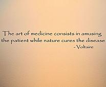 Voltaire Art Of Medicine Wall Decal 