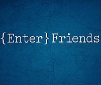 Enter Friends Wall Decals   