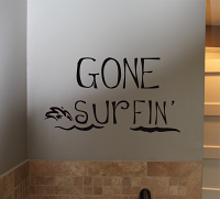 Gone Surfing Wall Decal
