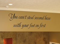 Can't Steal Second Wall Decals 