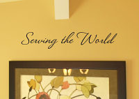 Serving The World Wall Decal