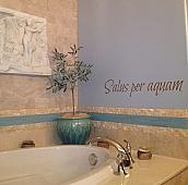 Salus Per Aquam Wall Decal