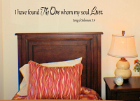 One Whom My Soul Loves Wall Decal