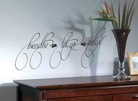 Breathe Let Go Wall Decal