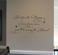 Shoot For The Moon II Wall Decal