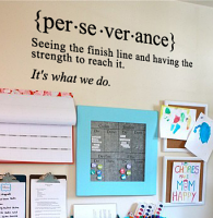 Perserverance Definition Wall Decal 