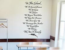 In This School Wall Decal