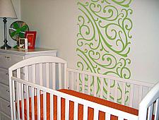 Swirls Wall Runner Decal 