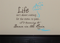 Dance in the Rain Wall Decal