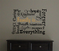 Family Is Subway Art II Wall Decal