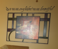 Confident Beautiful Wall Decals  