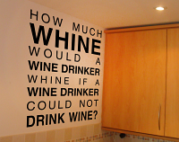 Whine Drinker Wall Decal 