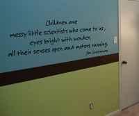 Messy Little Scientists Wall Decal