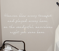 Night You Were Born Wall Decal