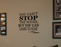 Learn to Surf Wall Decal