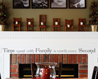 Time With Family Worth Every Second Wall Decal