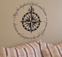 God's Wind Bestow Direction Purpose Wall Decal 