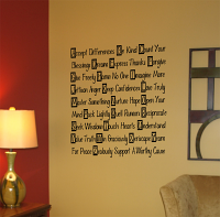 A to Z Wall Decals