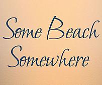 Some Beach Wall Decal