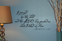 Prayed Samuel Wall Decals