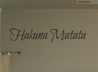 Hakuna Matata II Wall Decals  