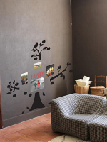Family Photo Tree 4 With Leaves On The Branches Wall Decal 